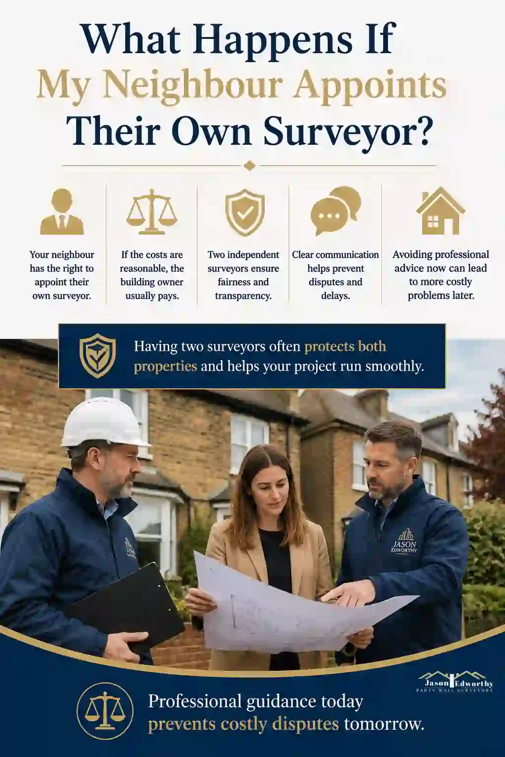 What Happens If My Neighbour Appoints Their Own Surveyor Weybridge?
